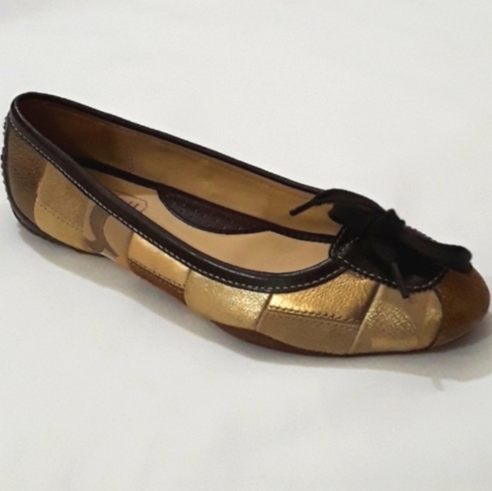 Coach Jasmine Patchwork Ballet Flats - image 1